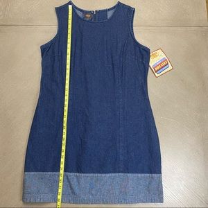 NOS NWT Route 66 Blue Jean Denim Casual Dress Ladies Size 16